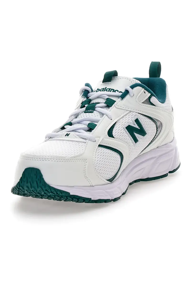 Sneakers bianche con inserti verdi New Balance ML408T [ND] miniatura 3