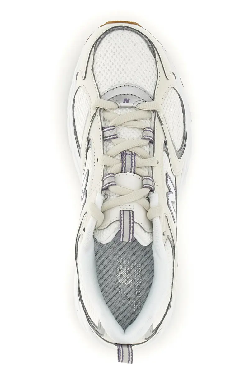 Sneakers bianco beige traspirante comfort New balance U408AOJ [BIANCO] miniatura 3