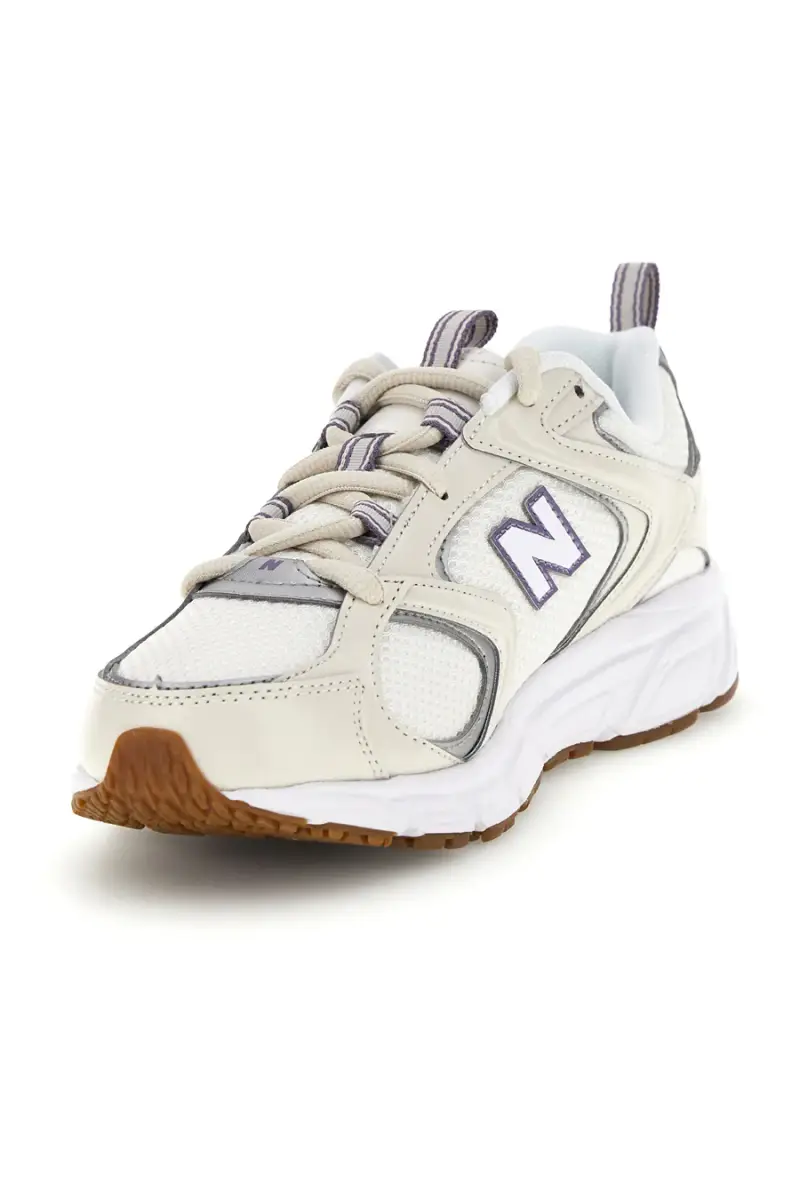 Sneakers bianco beige traspirante comfort New balance U408AOJ [BIANCO] miniatura 4