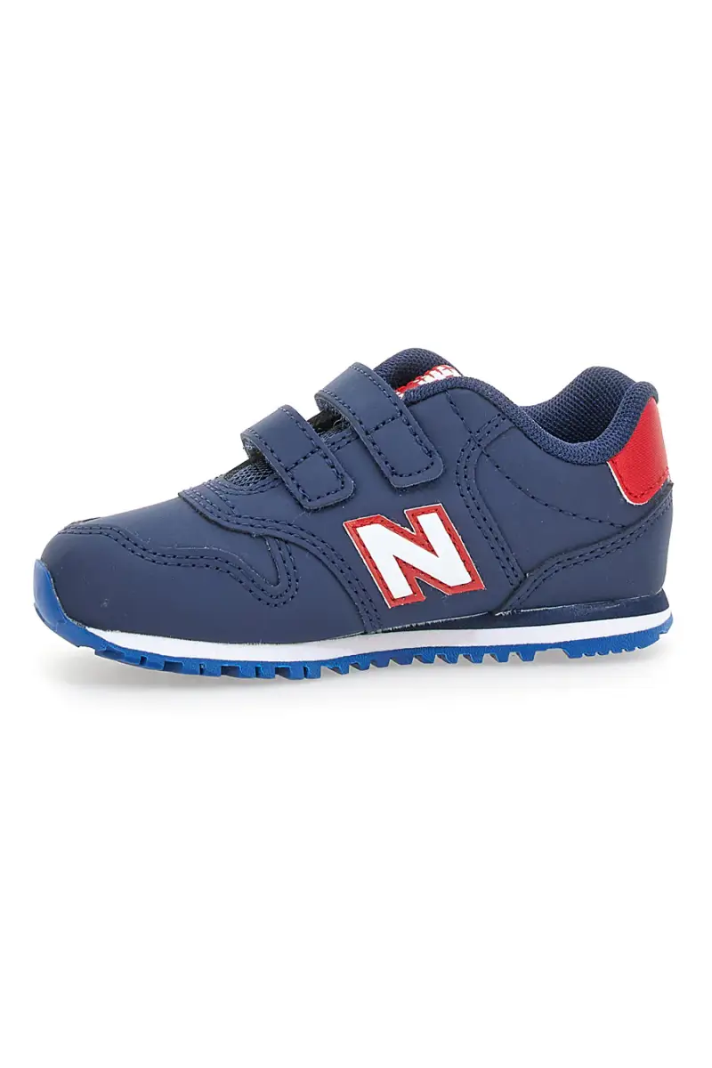 Sneakers blu con doppio strappo New Balance IV500BD1 [NAVY] miniatura 4