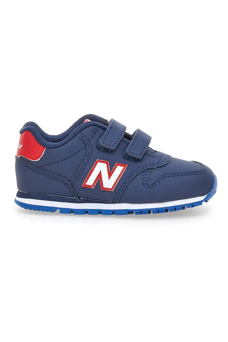 Sneakers blu con doppio strappo New Balance IV500BD1 [NAVY]