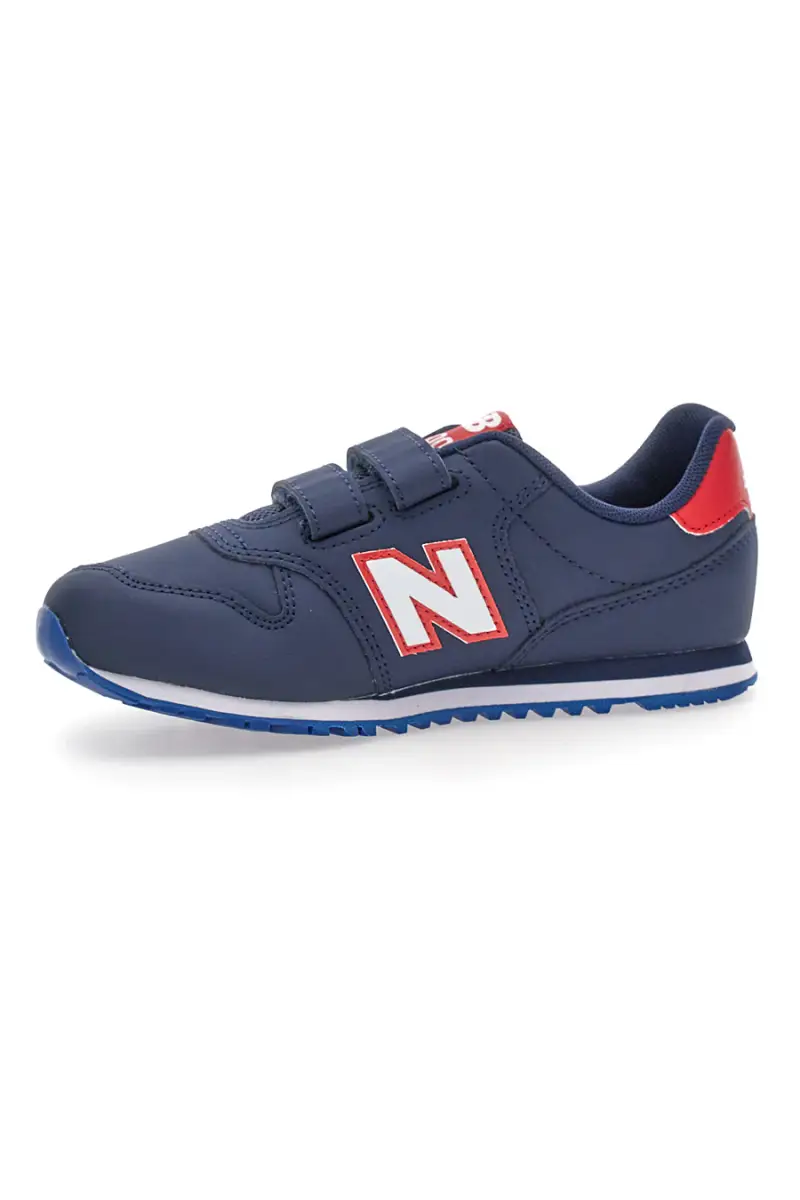 Sneakers blu con velcro New Balance PV500BD1 [NAVY] miniatura 4