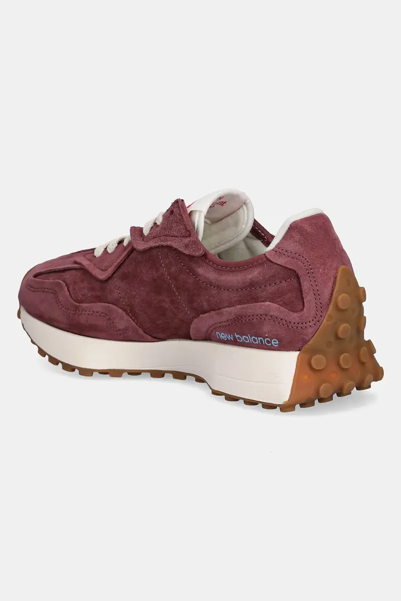 sneakers in camoscio 327 colore granata U327WSA miniatura 3