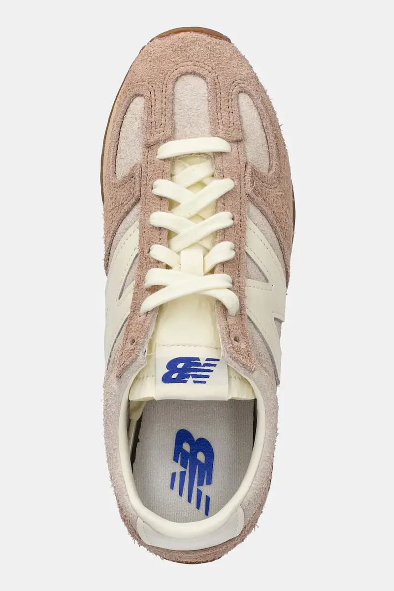 sneakers in camoscio 471 donna colore beige U471PSC miniatura 4