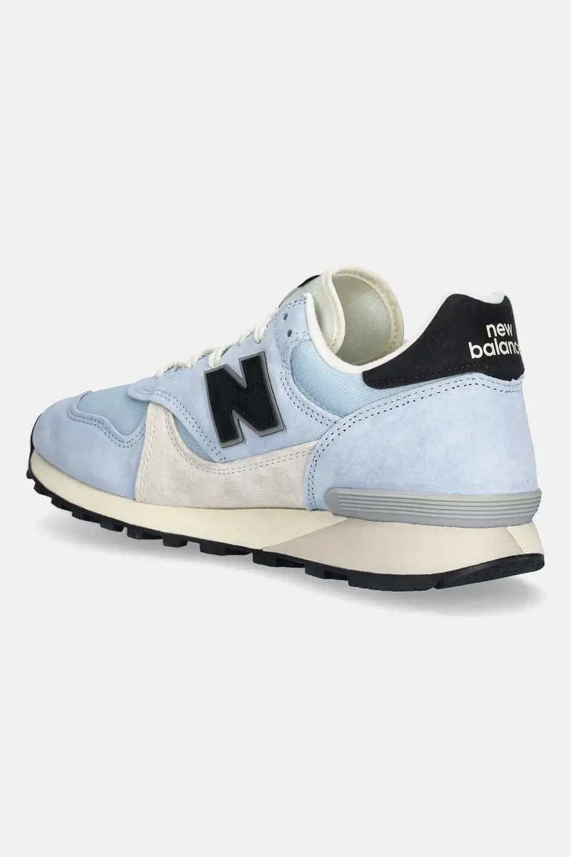 sneakers in camoscio 475 colore blu U475PB miniatura 3