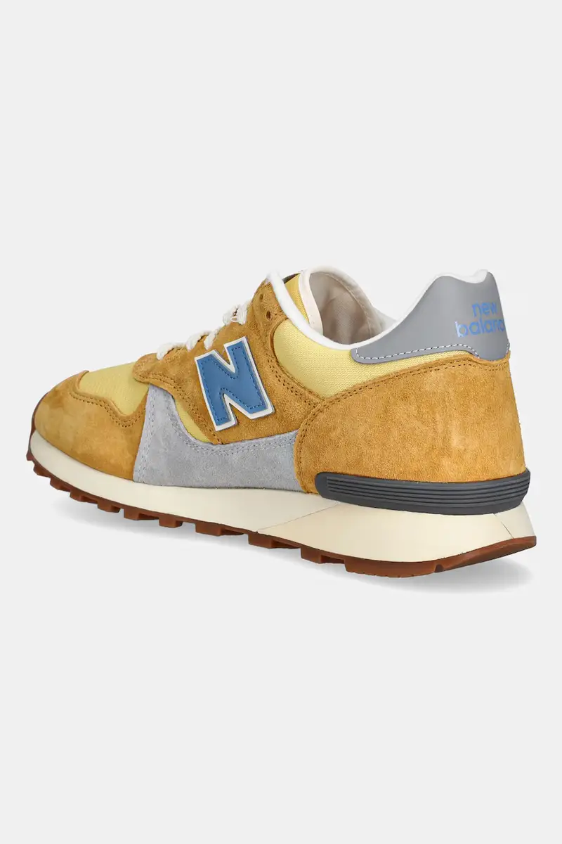 sneakers in camoscio 475 uomo colore giallo U475HB miniatura 3