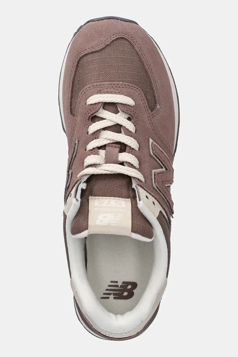 sneakers in camoscio 574 donna colore marrone WL574RTS miniatura 4