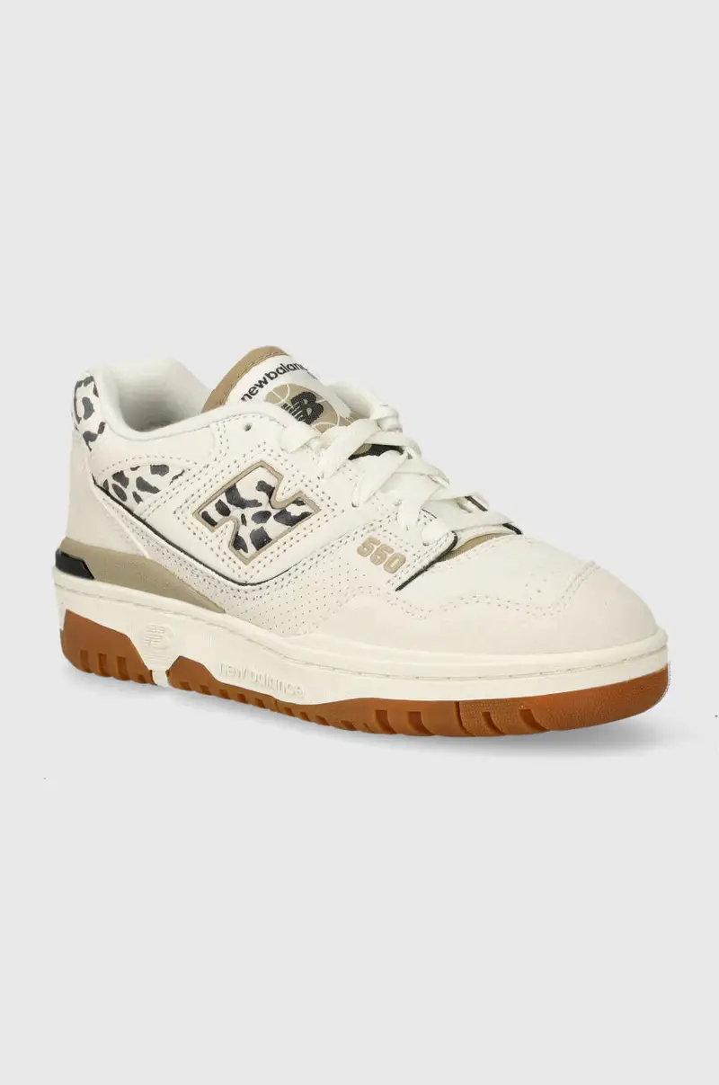 sneakers in camoscio BBW550QA colore bianco BBW550QA