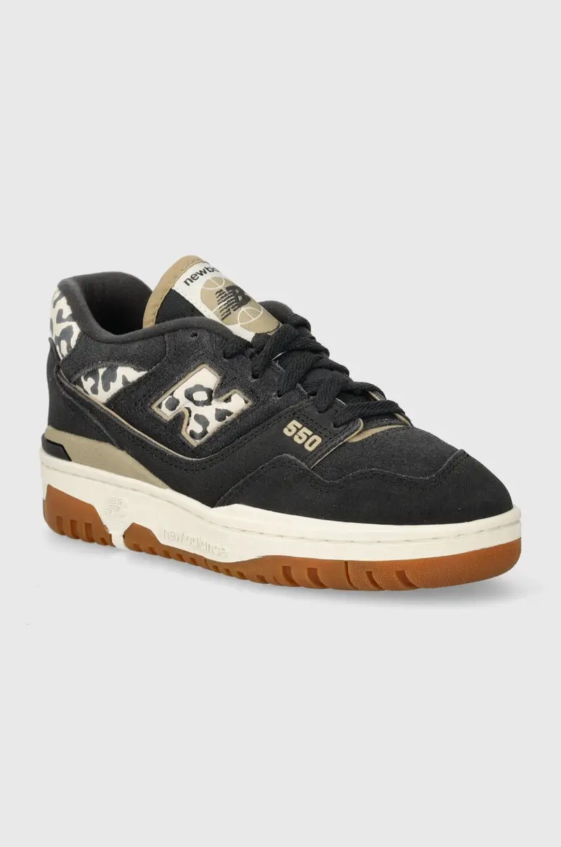 sneakers in camoscio BBW550QB colore nero BBW550QB