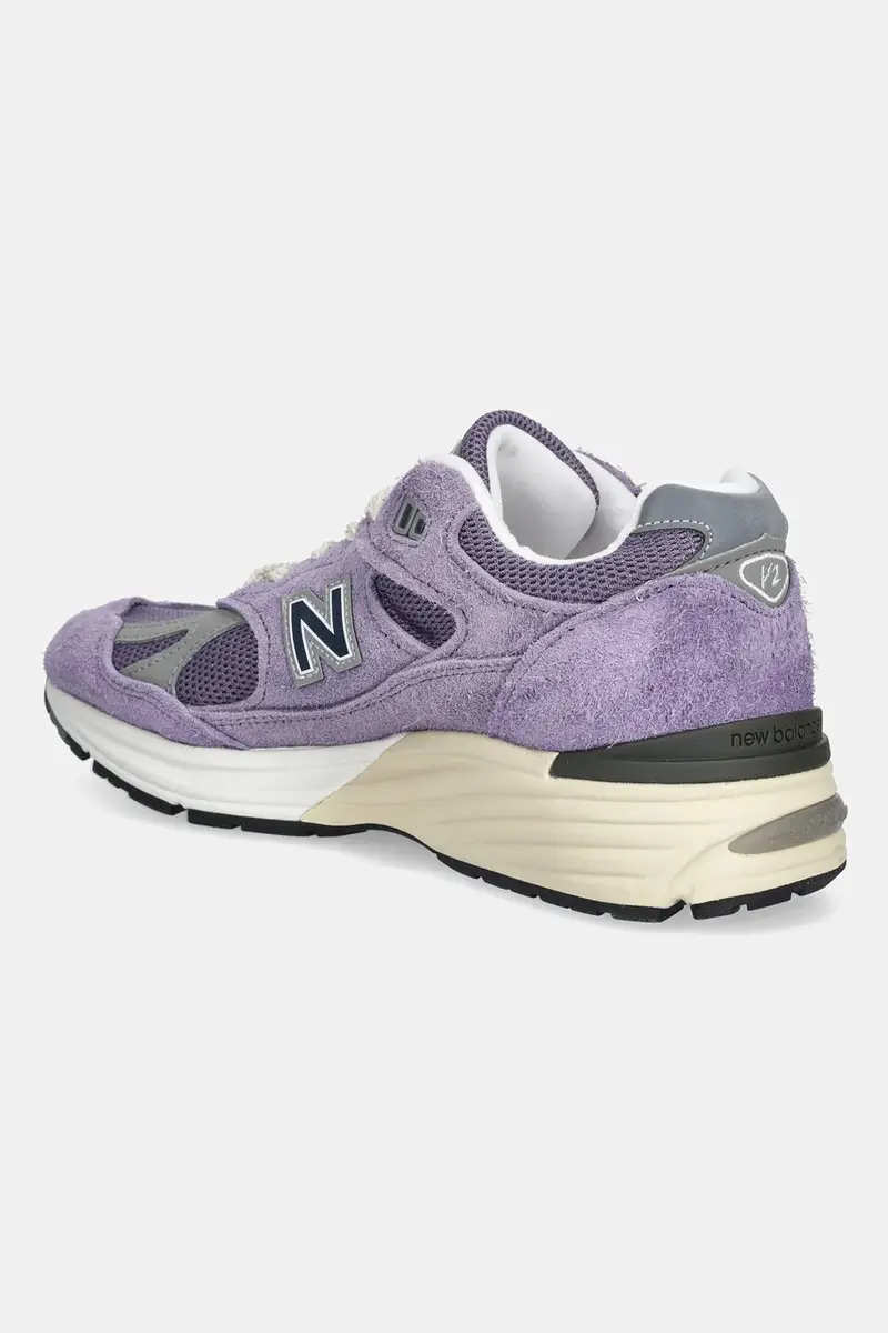 sneakers in camoscio Made in UK colore violetto U991LV2 miniatura 3