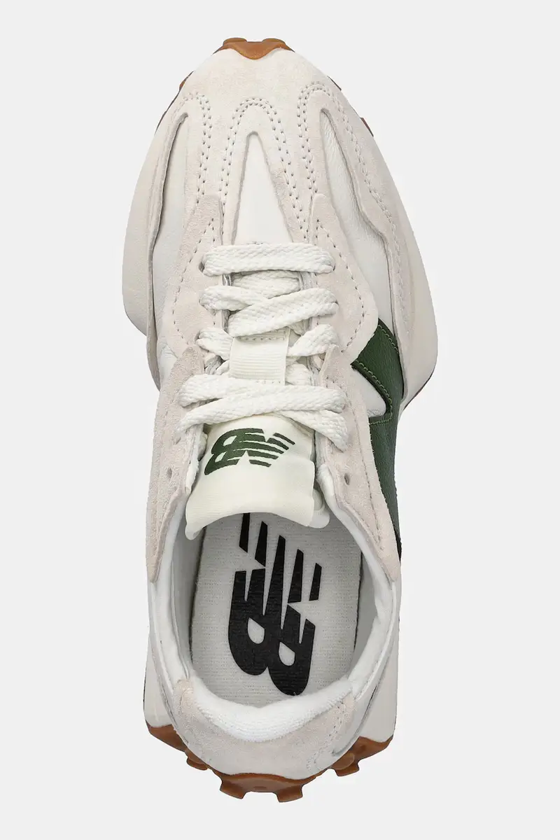 sneakers in pelle 327 colore beige U327WKN miniatura 4