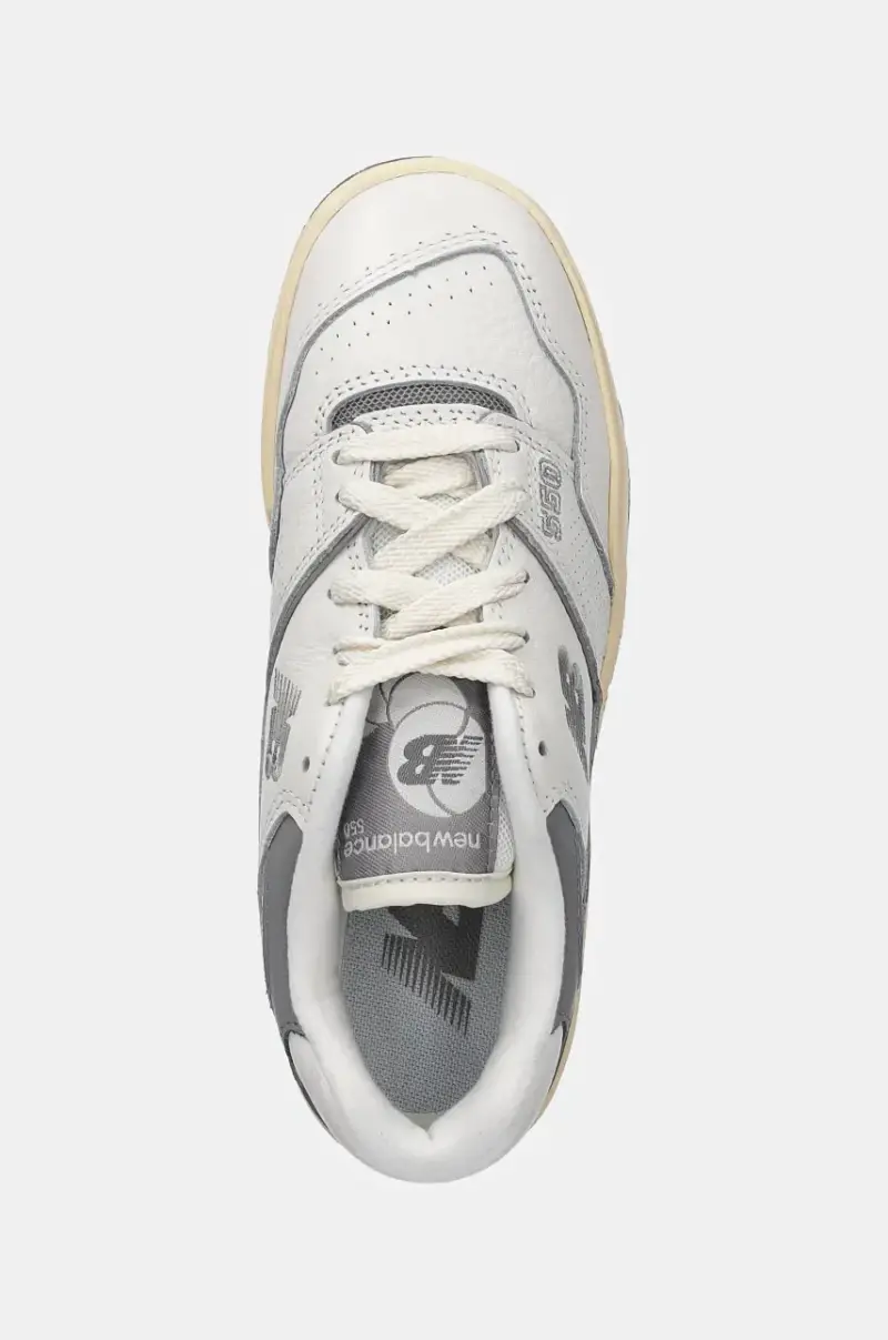 sneakers in pelle 550 Bianco miniatura 4