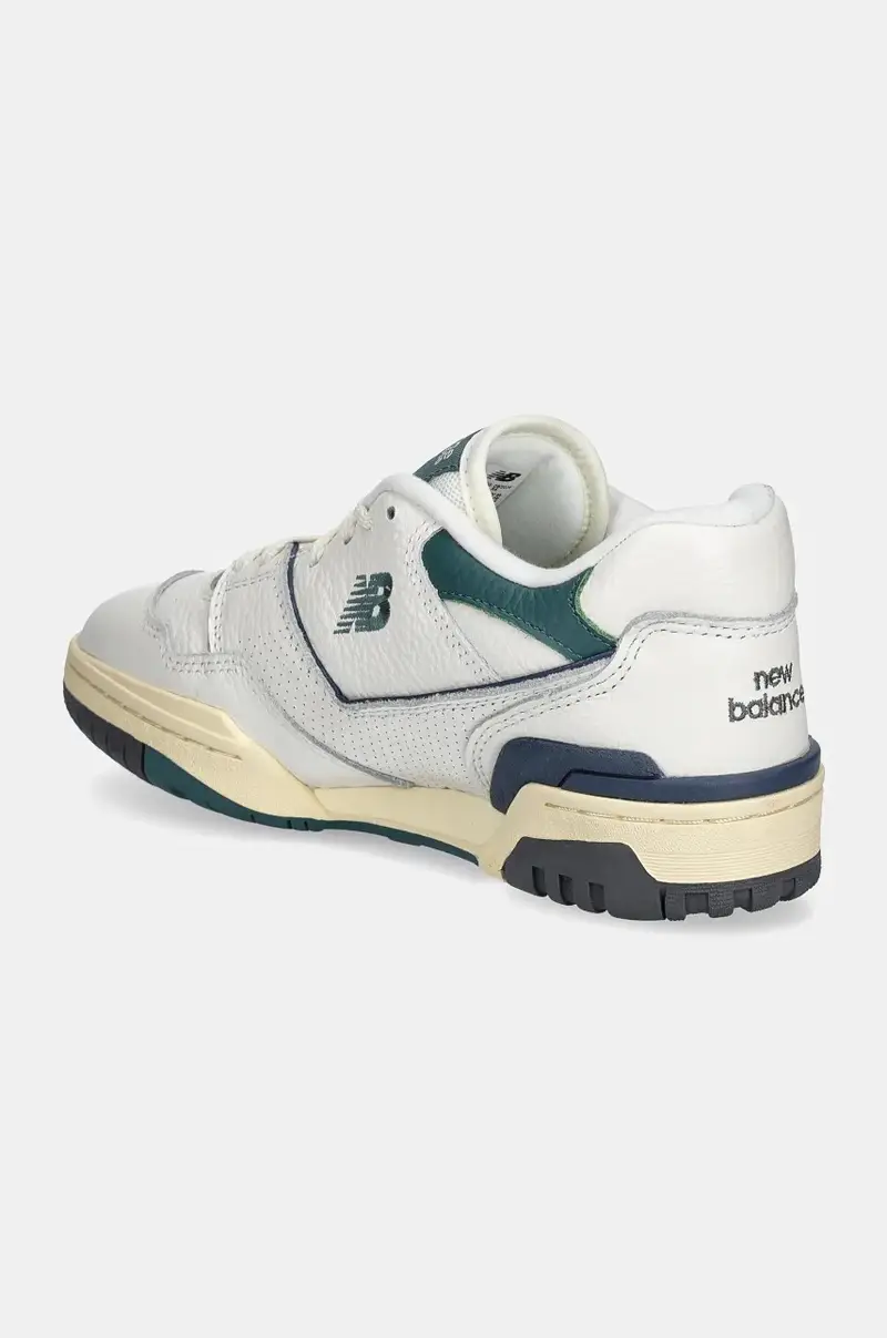 sneakers in pelle 550 colore bianco BB550PTB miniatura 3