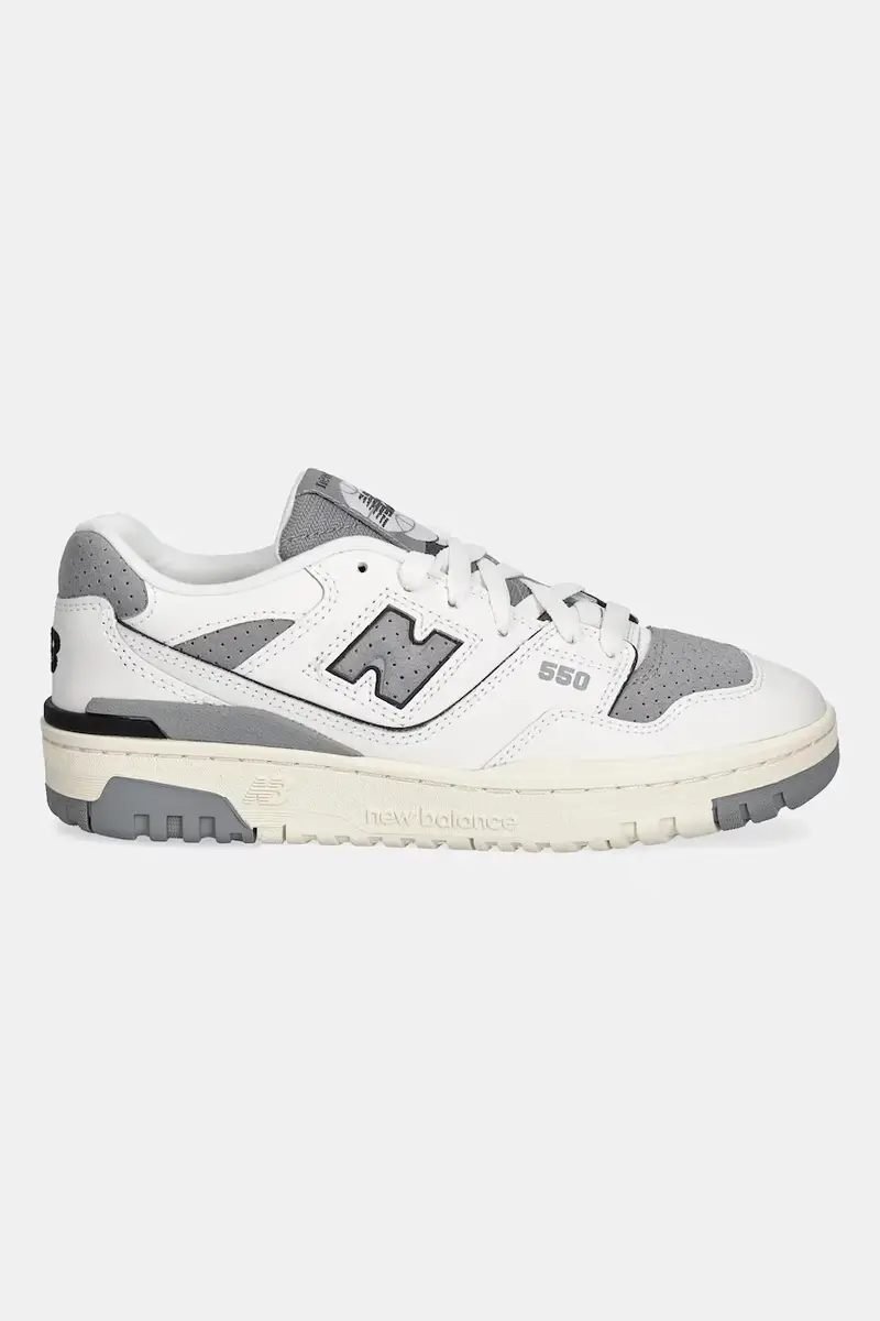 sneakers in pelle 550 colore grigio GSB550LG miniatura 2