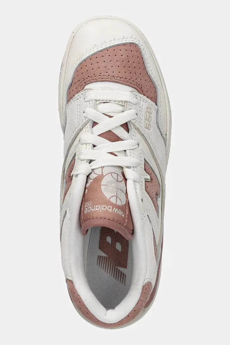 sneakers in pelle BBW550PF colore beige BBW550PF miniatura 4