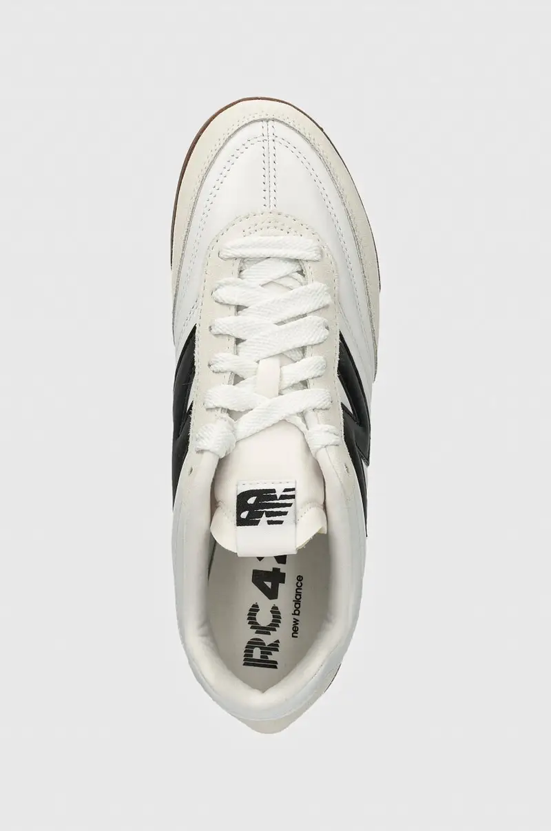 sneakers in pelle RC42 colore bianco URC42LA miniatura 4