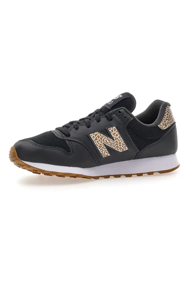 Sneakers nere con dettagli leopardati New Balance 500 [NERO] miniatura 4