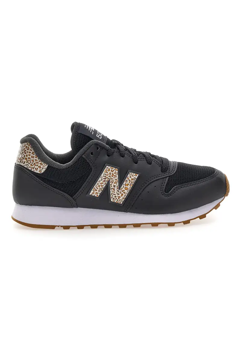 Sneakers nere con dettagli leopardati New Balance 500 [NERO]