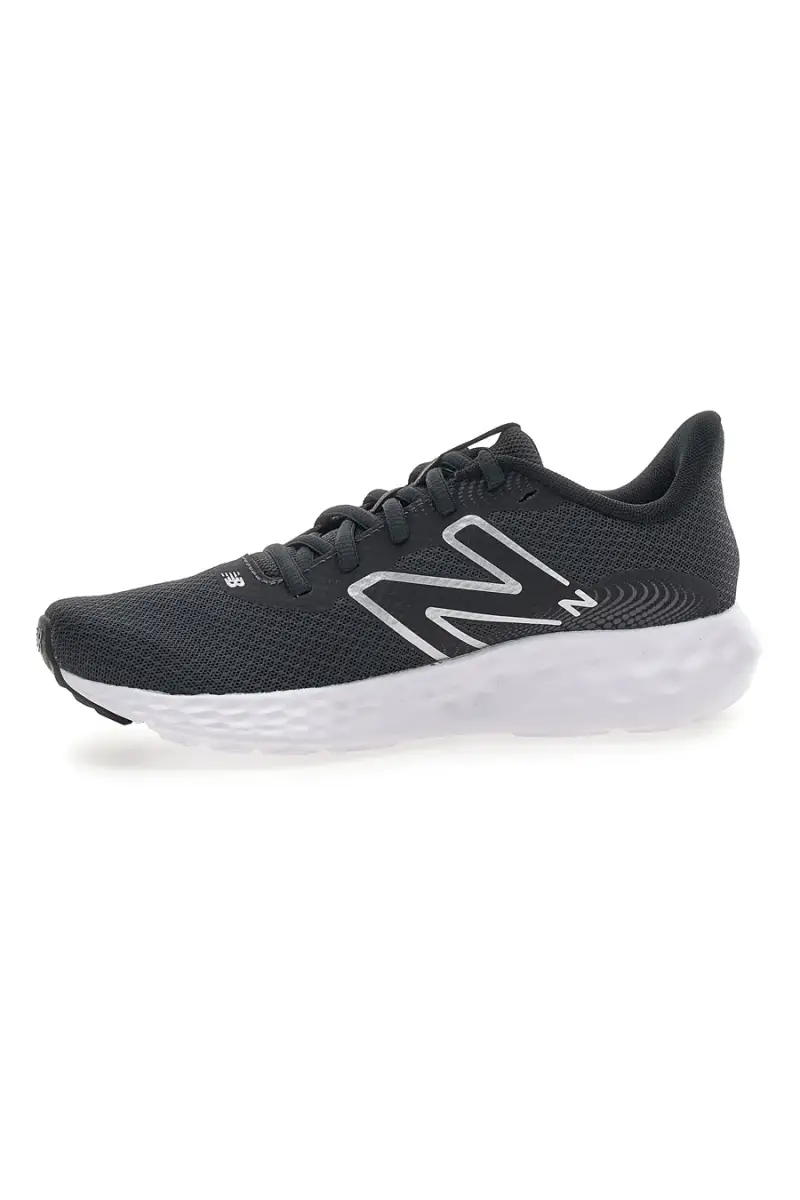 Sneakers nere da ginnastica in tessuto traspirante New balance W411lb3 [NERO miniatura 4