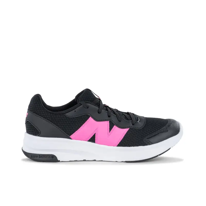 Sneakers nere e fucsia running da ragazza con logo