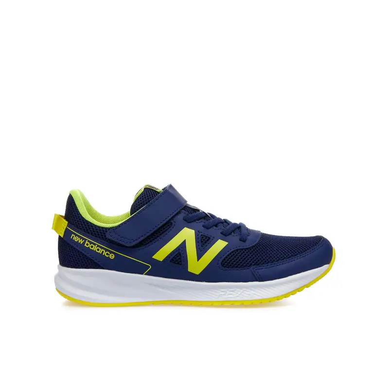Sneakers running da bambino blu e gialle YT570