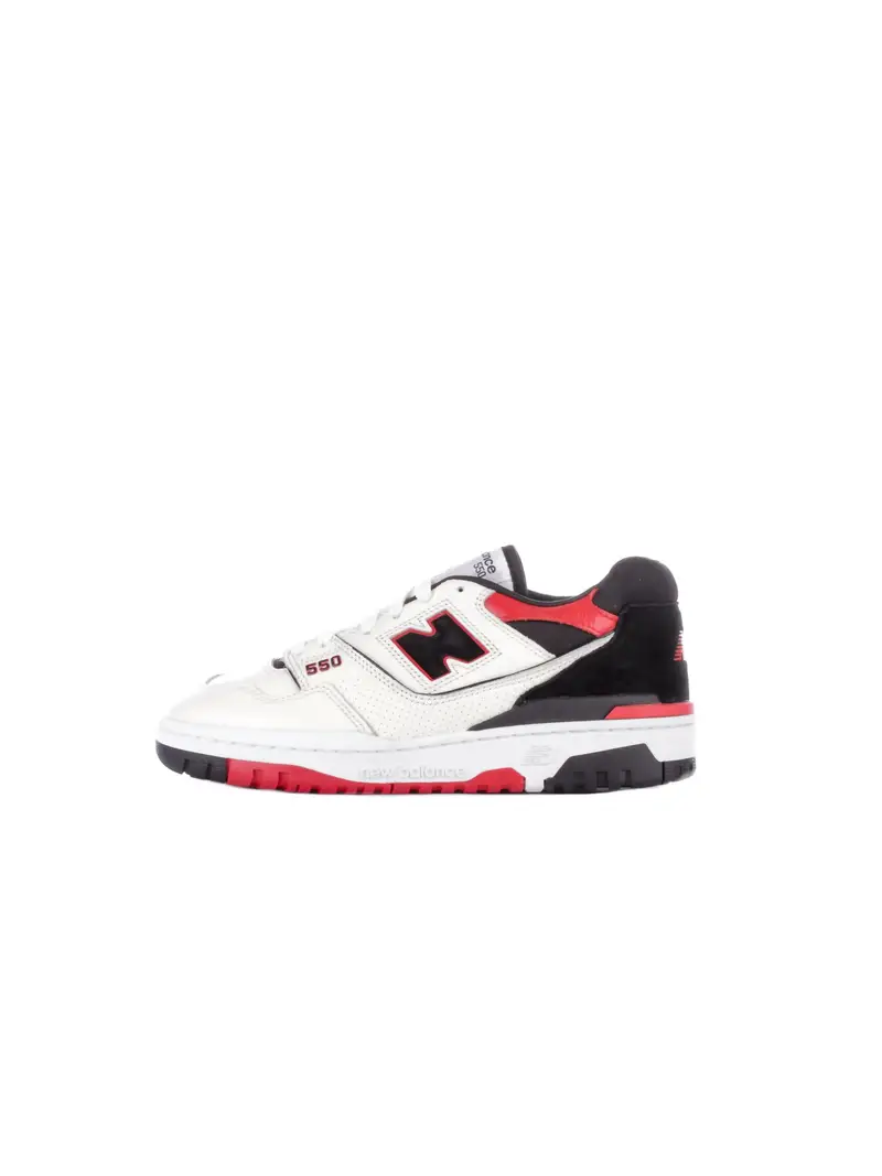 Sneakers Unisex NEW BALANCE Bianco rosso 550