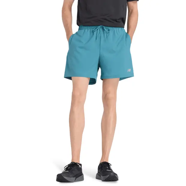 Sport Essential Short 5inch Uomo - Pantaloncini Verde acqua - Jersey Teal