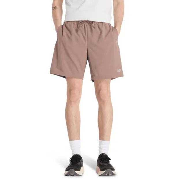 Sport Essential Short 7 Inches Uomo - Pantaloncini Marrone - Jersey Brown