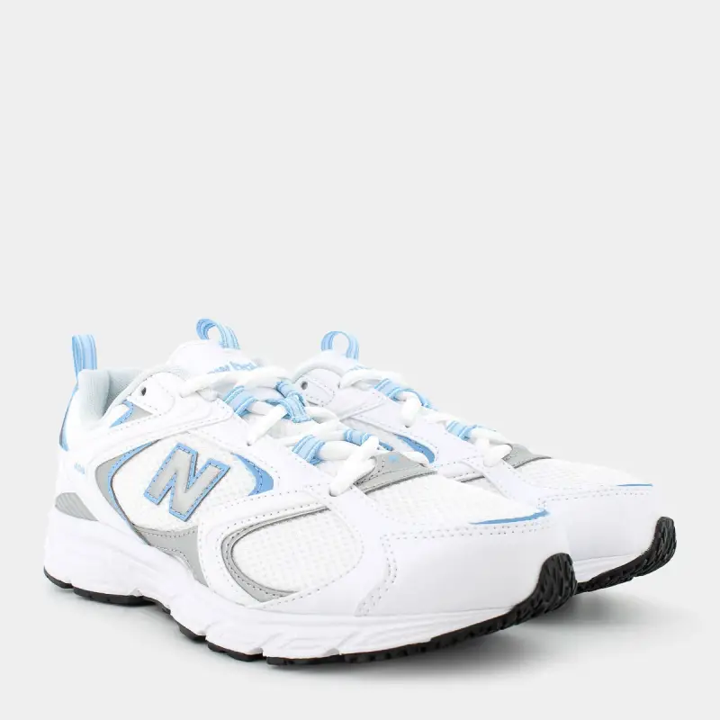 New Balance Sneakers Donna bianche e blu miniatura 2