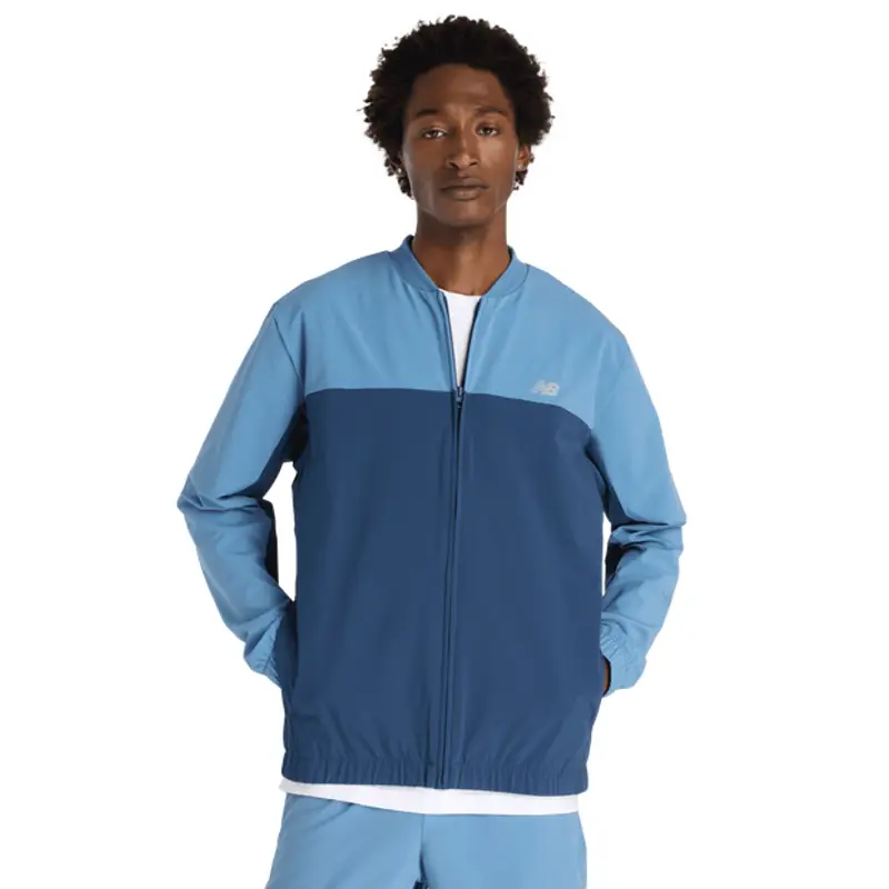 Stretch Bomber Jacket male Giacche - Blu - Poly Jersey - Foot Locker Blue