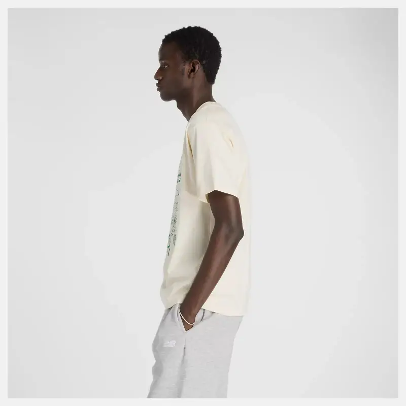 New Balance T-shirt Uomo Bianco 4022664 miniatura 2