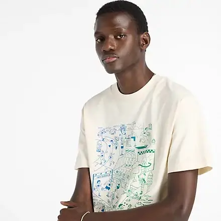 New Balance T-shirt Uomo Bianco 4022664 miniatura 3