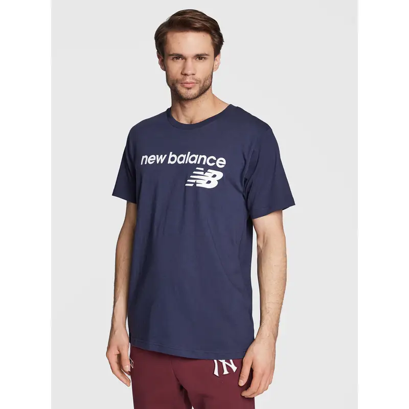 New Balance T-shirt Blu 3201443