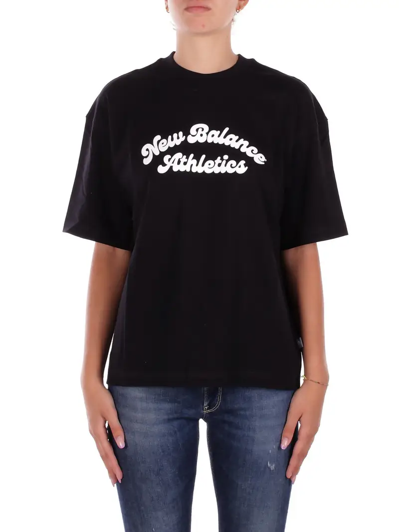 New Balance T-shirt Donna Nero 2954270