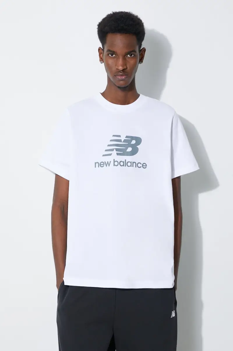 New Balance T-shirt Uomo Bianco 2243649