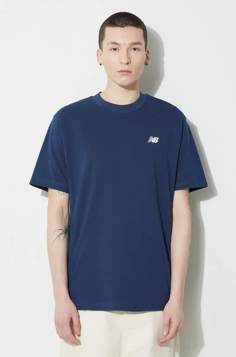 New Balance T-shirt Uomo Blu 2246913
