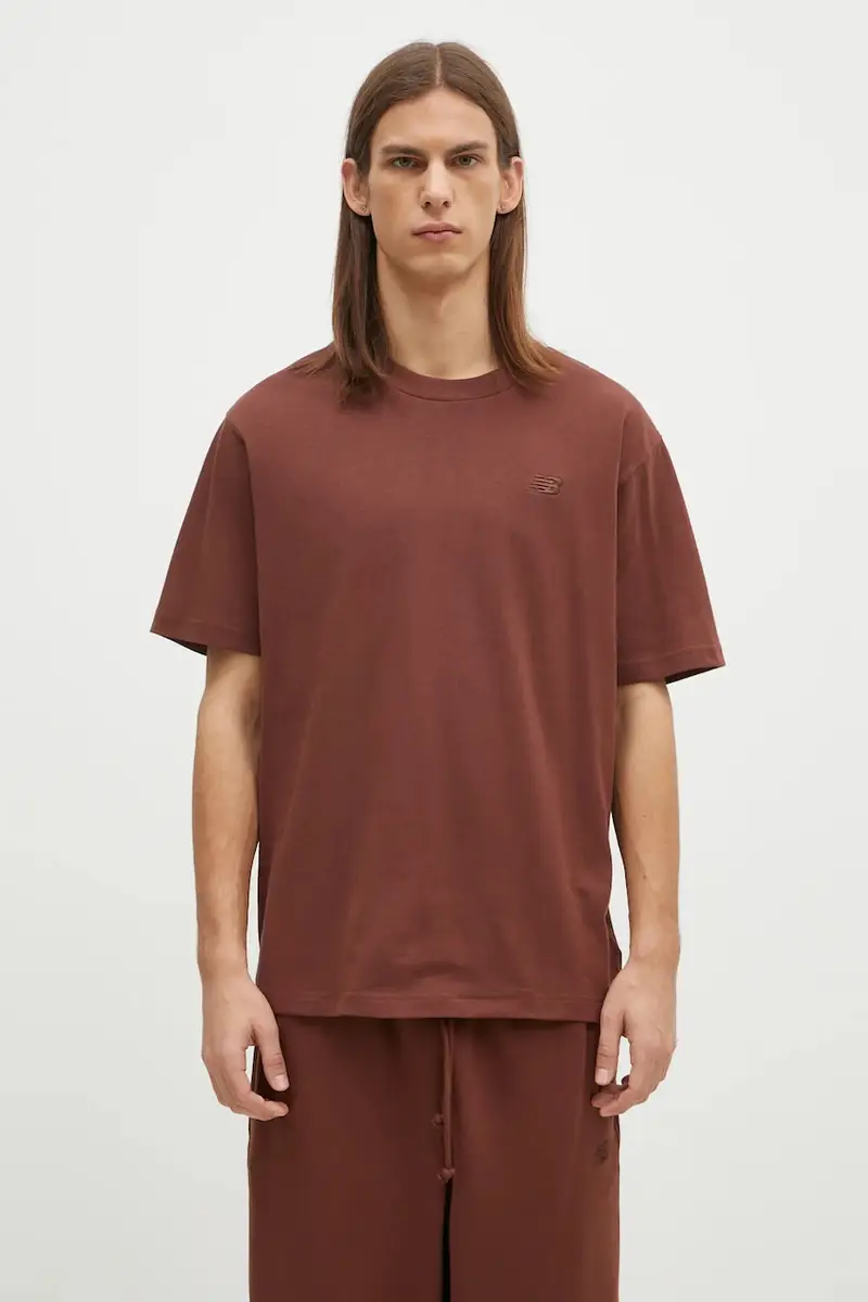 New Balance T-shirt Uomo Marrone 2250946