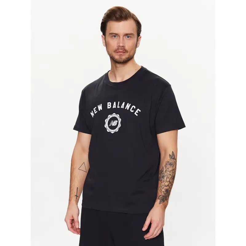 New Balance T-shirt Nero 3202589