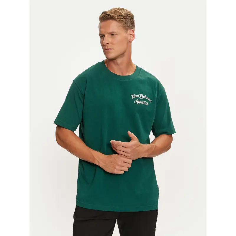 New Balance T-shirt Verde 3209668