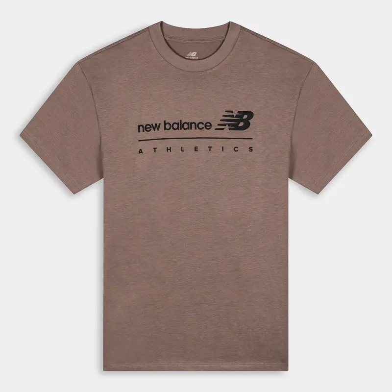 New Balance T-shirt Uomo Marrone 4060014