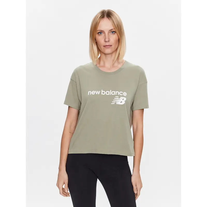 New Balance T-shirt Verde 3202593