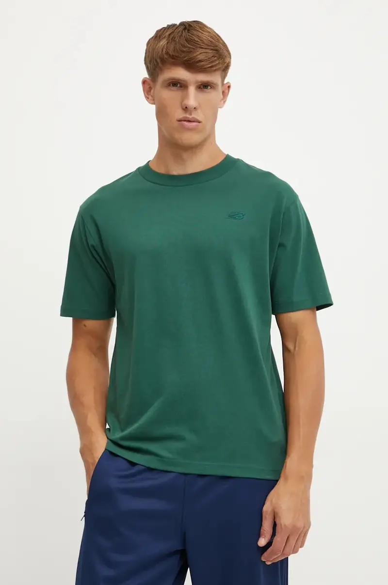 New Balance T-shirt Uomo Verde 2260704