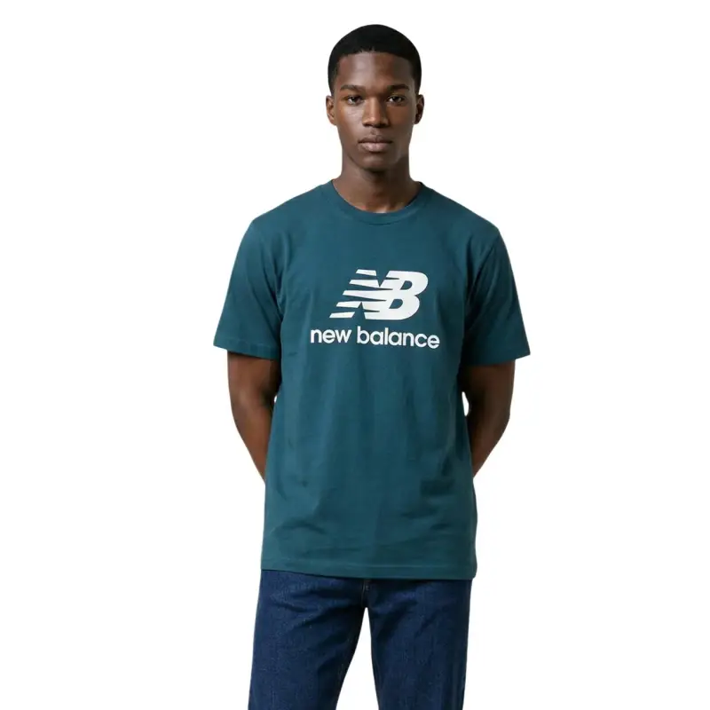 New Balance T-Shirt Uomo - green / S