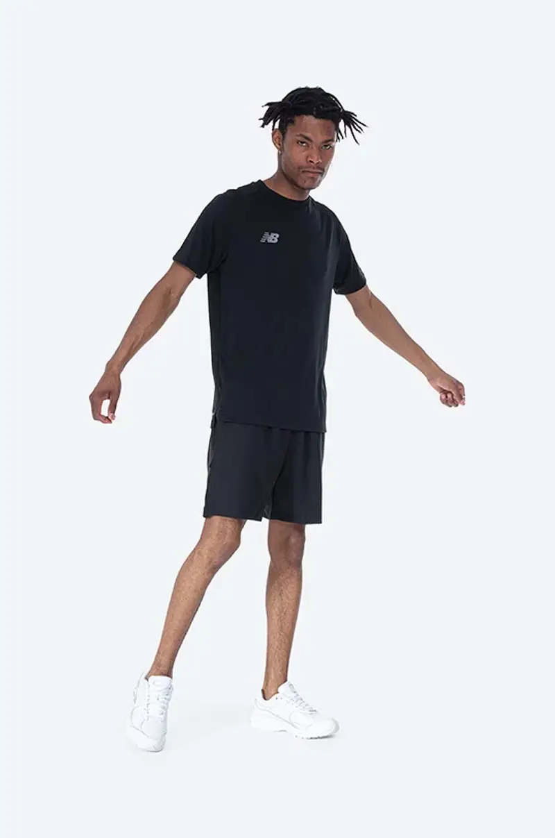 New Balance T-shirt Uomo Nero 3121810 miniatura 2