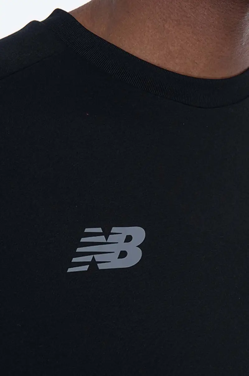 New Balance T-shirt Uomo Nero 3121810 miniatura 5