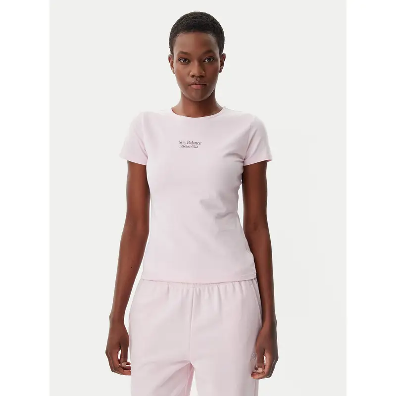 New Balance T-shirt Rosa 4189445