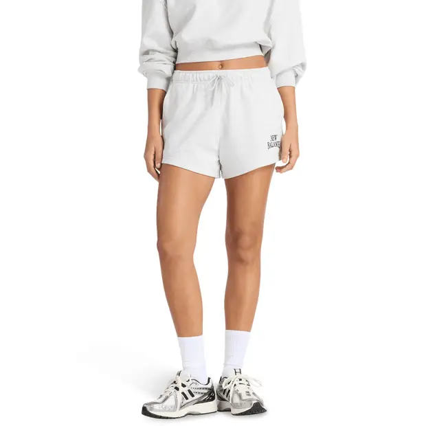 Terry Donna - Pantaloncini Grigio - di cotone Grey