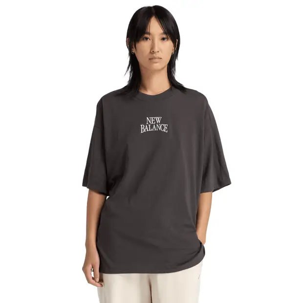 Trackside Oversized Tee Donna - Magliette Nero - di cotone Black