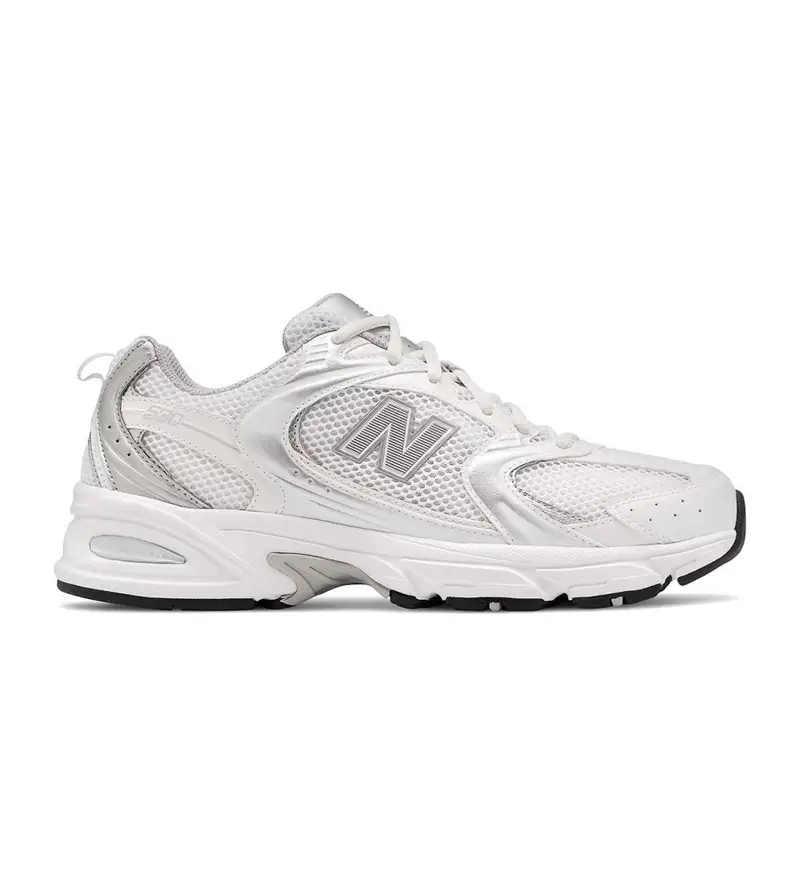 unisex MR530 530 sneakers grigie (40), Bianco, Argento, Basso, Stringhe, Casual, Sportivo, Running