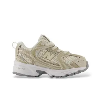 unisex per bambino I530V1_KL Sneakers Beige Bungee 530 (18 5 W), Basso, Stringhe, Casual, moda per bambini